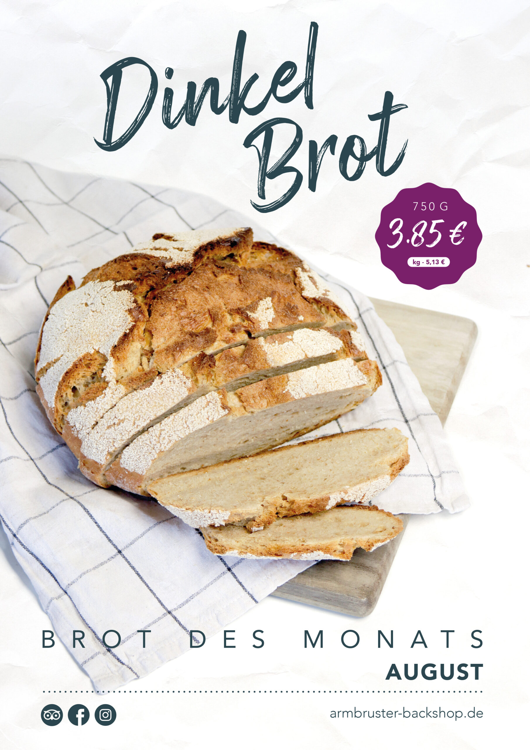 Brot des Monats Dinkelbrot