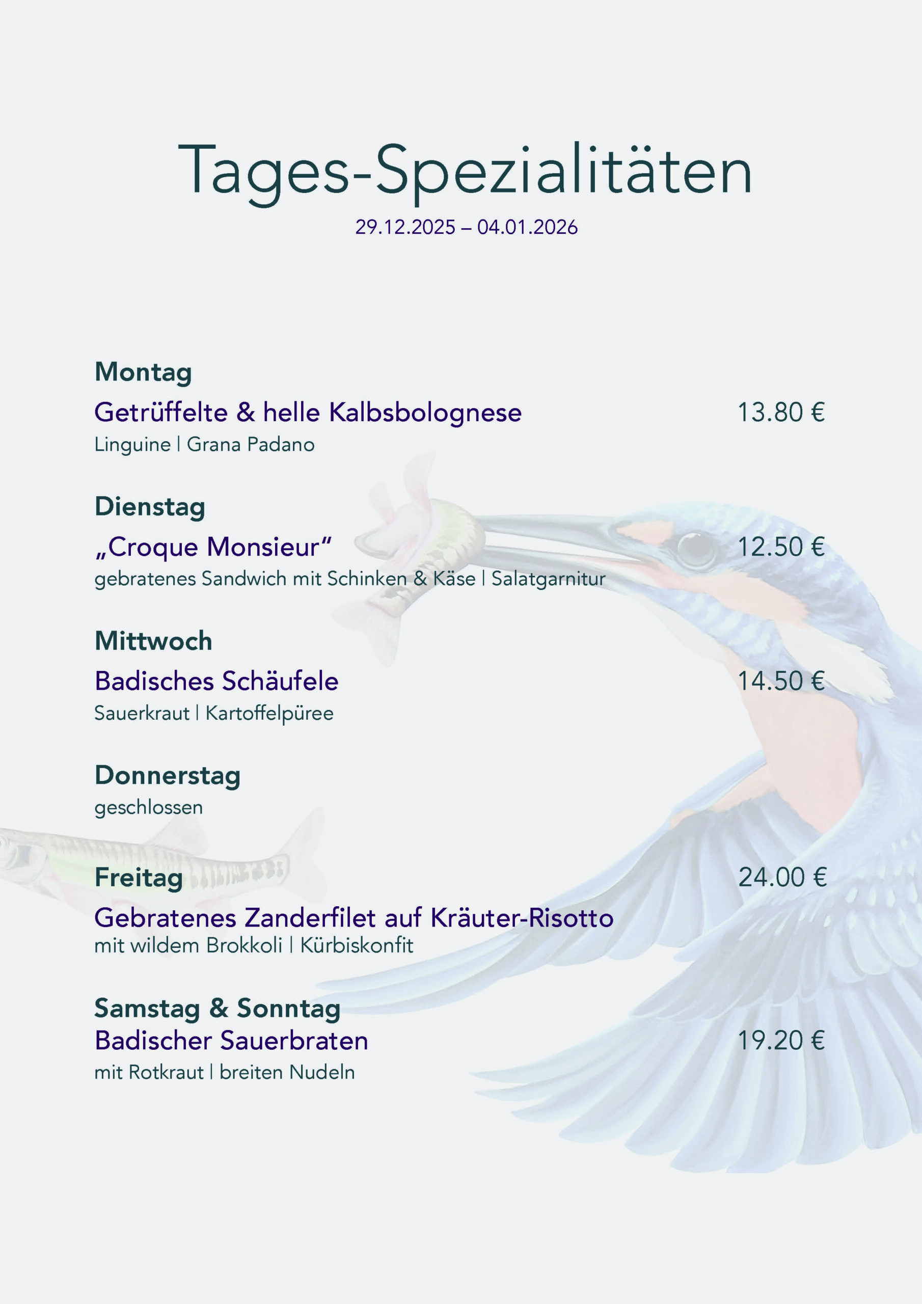 Mittagstisch KW1 Mittagstisch KW1