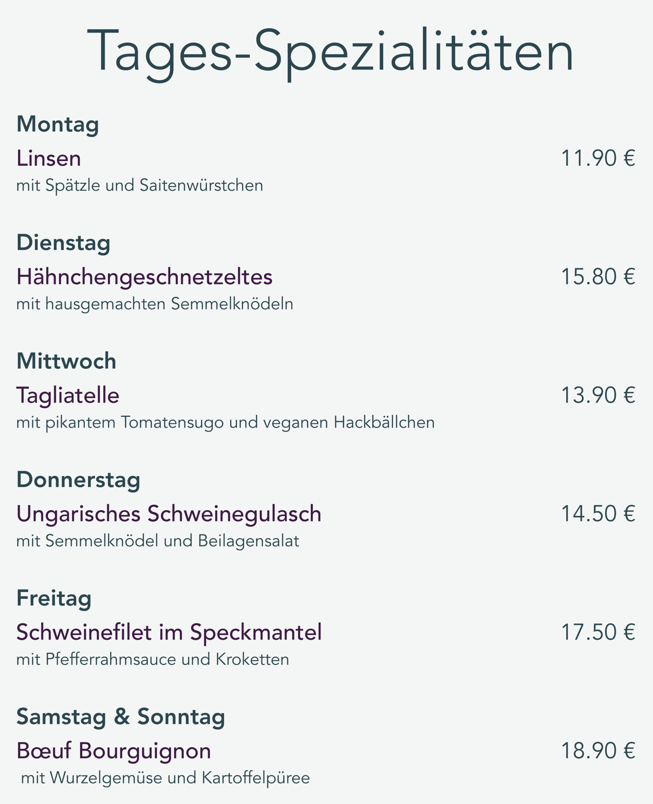 Mittagstisch KW 43 2026